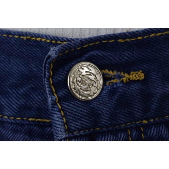 Vintage 90s High Waist Blue Denim Shorts‎ by Jerry Leigh | 30 waist - Picture 7 of 10